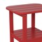 Flash Furniture Red 2 Tier Adirondack Style Patio Side Table LE-HMP-1035-1517H-RD-GG - alternate 2